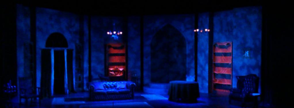 Photograph from A Tomb With A View - lighting design by George Russell