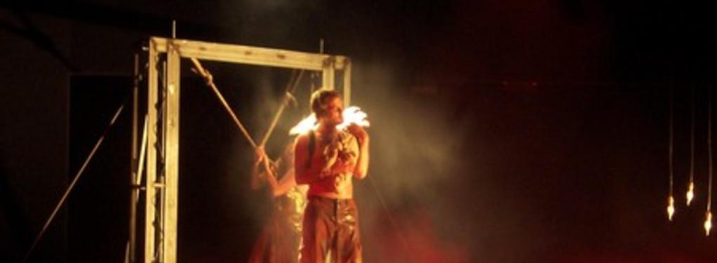 Photograph from Orestes - lighting design by Peter Harrison