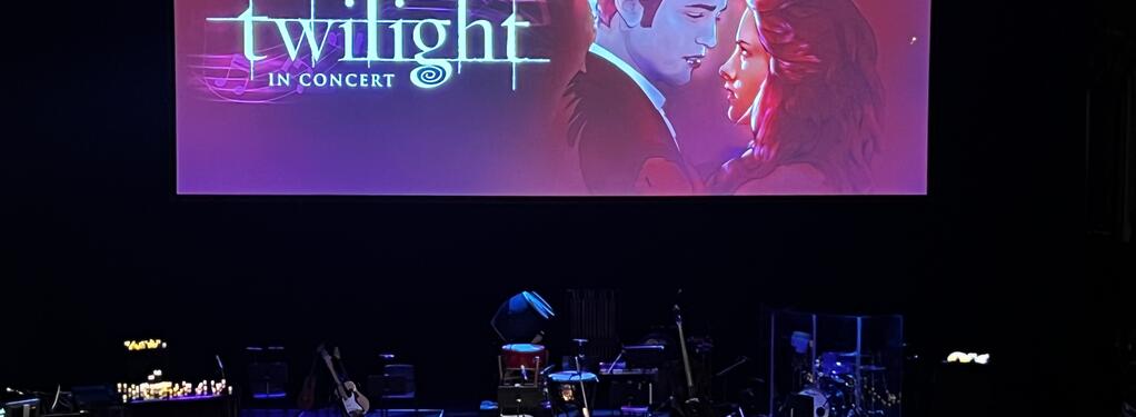 Photograph from Twilight in Concert - lighting design by Brianholtlighting