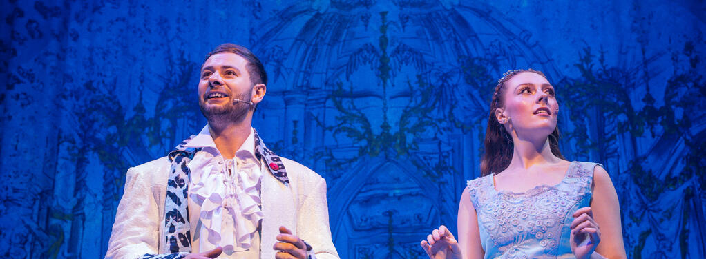 Photograph from Cinderella - lighting design by Johnathan Rainsforth