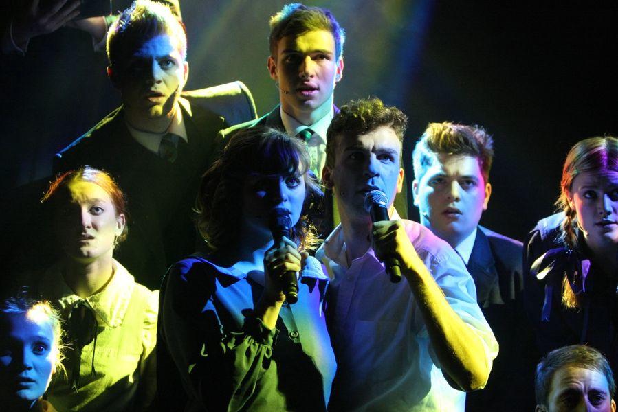 Photograph from Spring Awakening - lighting design by Richard Williamson