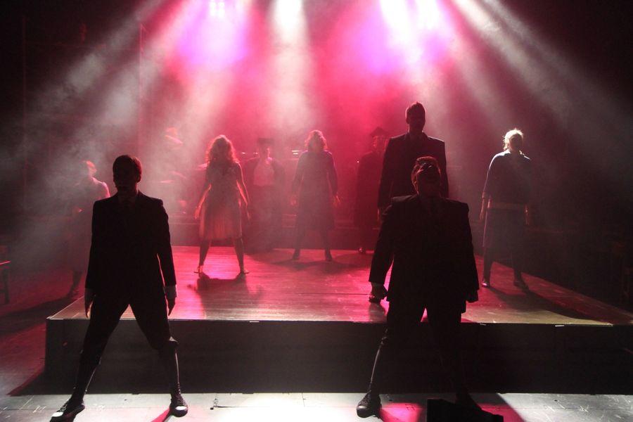 Photograph from Spring Awakening - lighting design by Richard Williamson