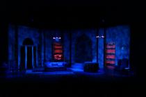 Photograph from A Tomb With A View - lighting design by George Russell