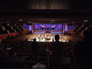 Photograph from Salonen: The Finale, with Mitsuko Uchida - lighting design by Marty Langthorne