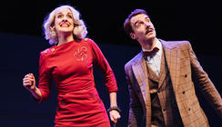 Photograph from The 39 Steps - lighting design by James McFetridge