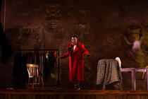 Photograph from Faction Solo's ; MEDEA / DUENDE / DOUGLASS - lighting design by LucaPanetta