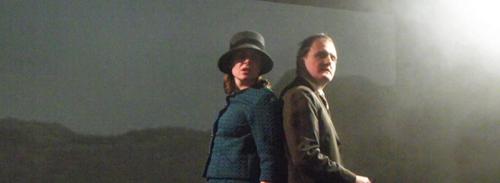 Photograph from The 39 Steps - lighting design by Michael Dobbs