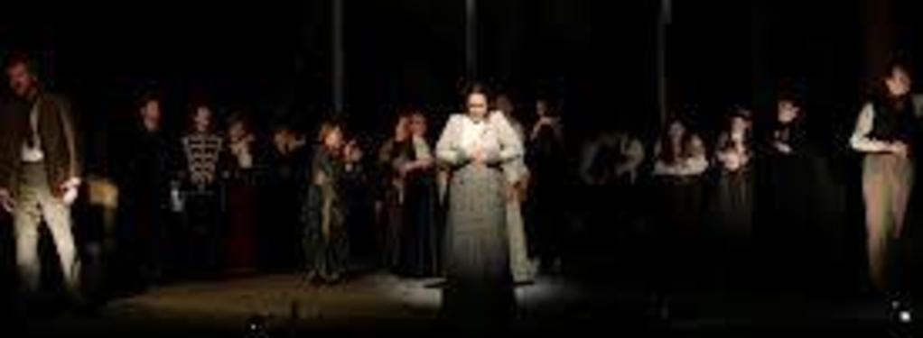 Photograph from Eugene Onegin - lighting design by Nigel Lewis