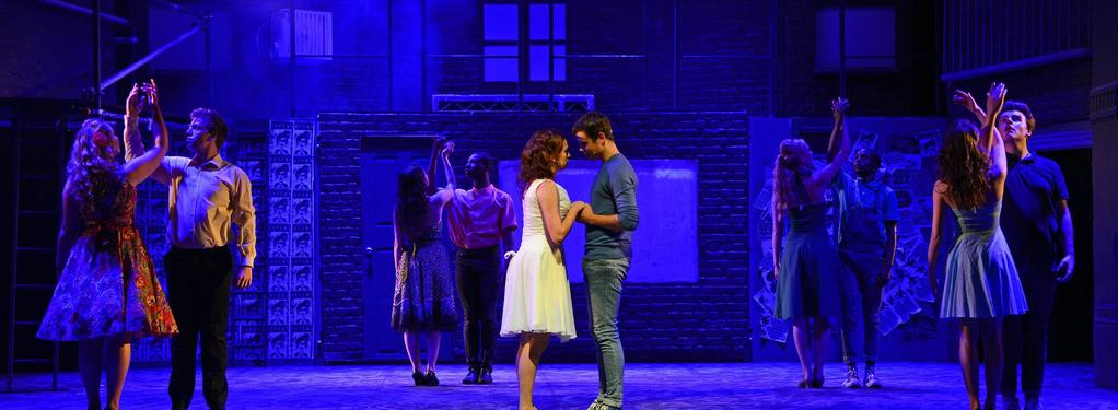 Photograph from West Side Story - lighting design by Matt Whale