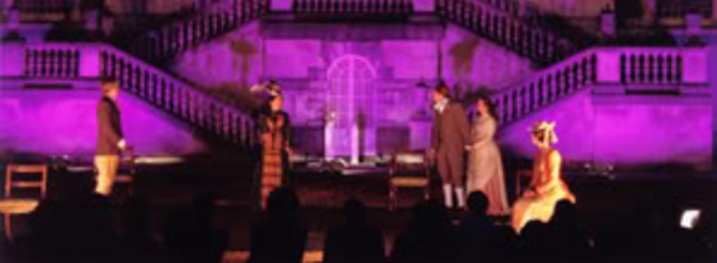 Photograph from The Importance of Being Earnest - lighting design by Eric Lund