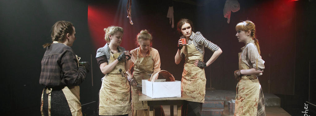 Photograph from The Gut Girls - lighting design by Amy Mae