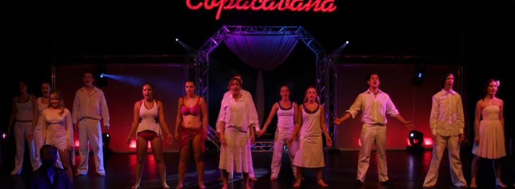 Photograph from Copacobana - lighting design by Andy Webb