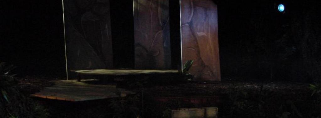 Photograph from Jungle Book - lighting design by Andy Webb