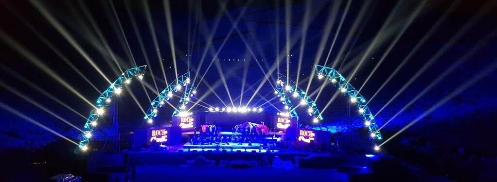 Photograph from Rock Vs. Classic - lighting design by Jalal Al Doumani