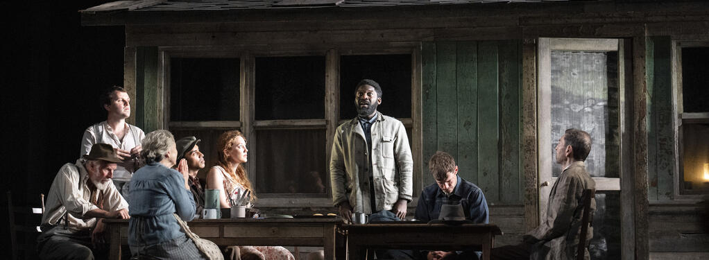 Photograph from The Grapes of Wrath - lighting design by Guy Hoare