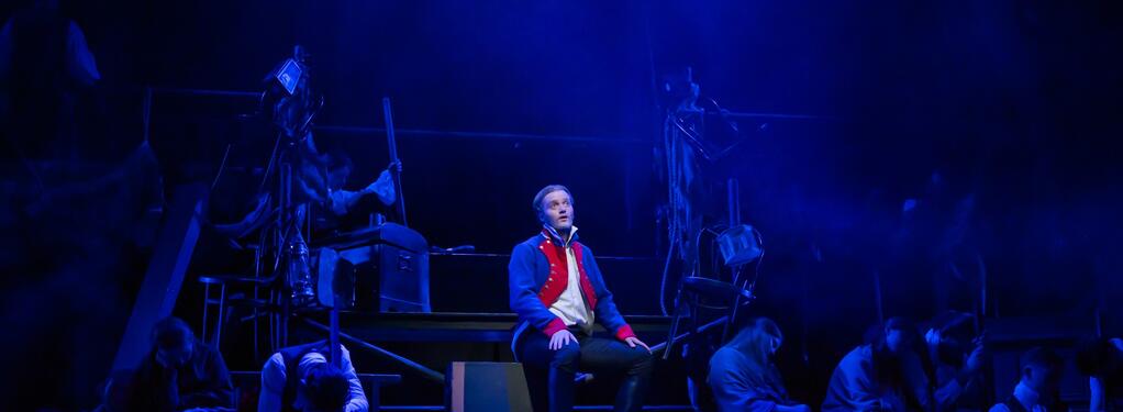 Photograph from Les Miserables (Schools Edition) - lighting design by James McFetridge