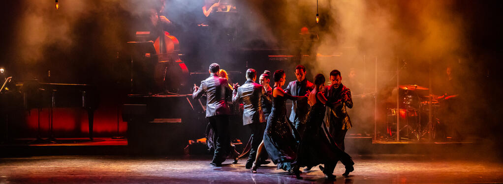 Photograph from Tango After Dark - lighting design by Joseph Ed Thomas