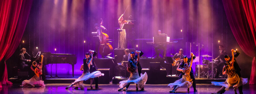 Photograph from Tango After Dark - lighting design by Joseph Ed Thomas