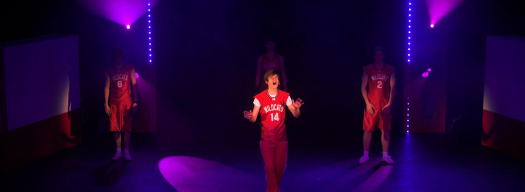 Photograph from Disney's High School Musical - lighting design by Andy Webb