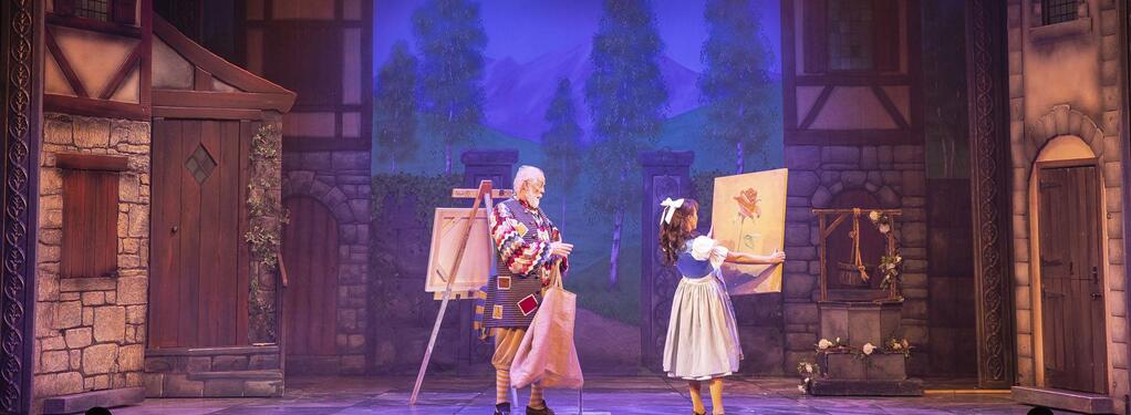 Photograph from Beauty & The Beast - lighting design by Andy Webb