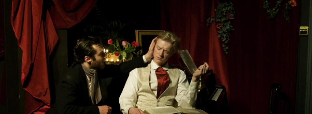 Photograph from Dorian Gray - lighting design by Edmund Sutton