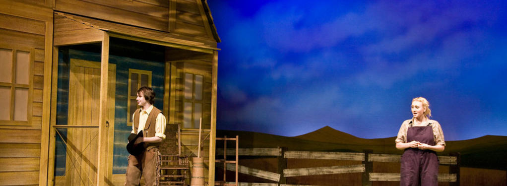 Photograph from Oklahoma! - lighting design by Jonathan Haynes