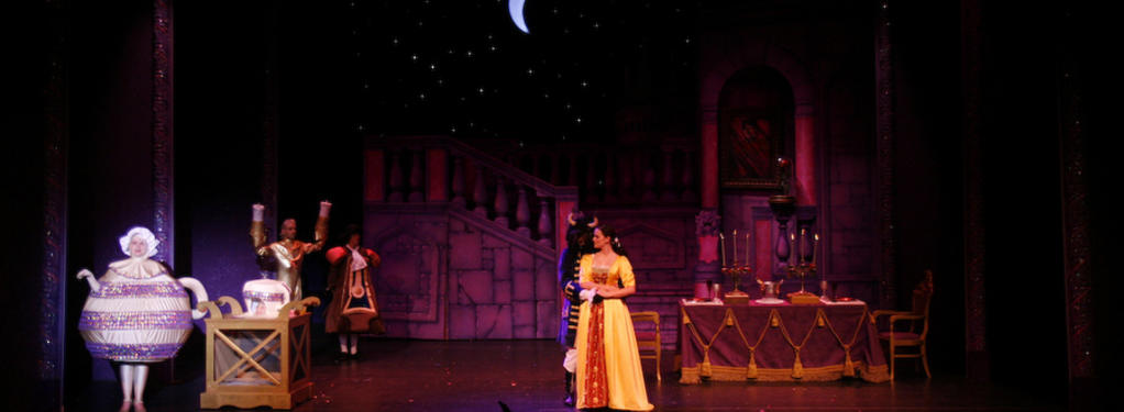 Photograph from Disney&#039;s Beauty and the Beast - lighting design by Peter Vincent