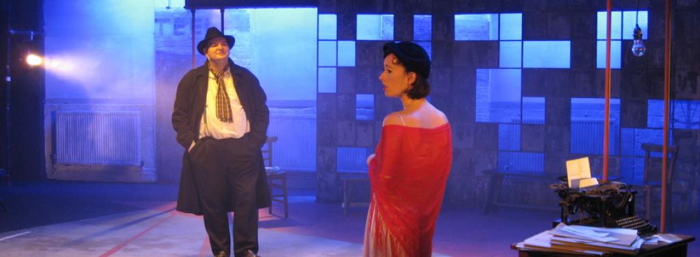 Photograph from The Cradle will Rock - lighting design by Alex Wardle