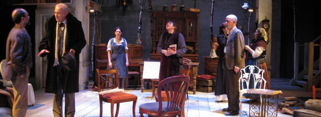 Photograph from Uncle Vanya - lighting design by Alex Wardle