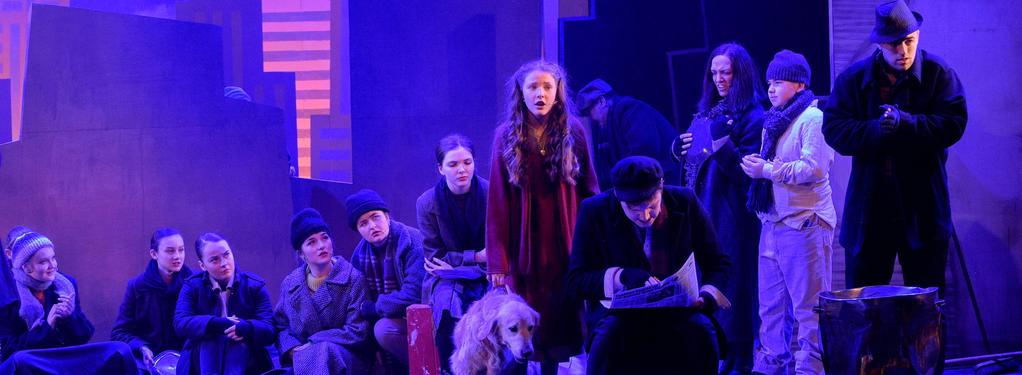 Photograph from Annie - lighting design by James McFetridge