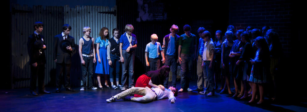 Photograph from West Side Story - lighting design by Peter Vincent