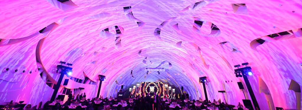 Photograph from XM Arabia Gala - lighting design by Jalal Al Doumani