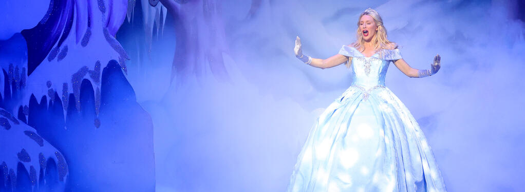 Photograph from Cinderella - lighting design by Andy Webb