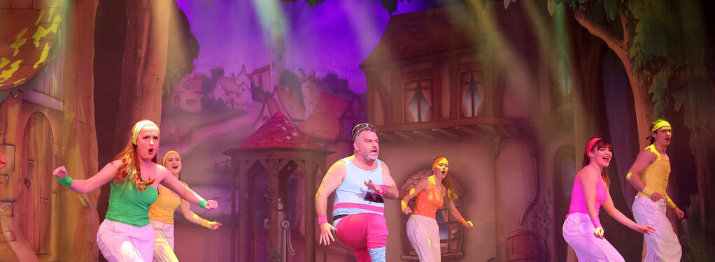 Photograph from Cinderella - lighting design by Andy Webb