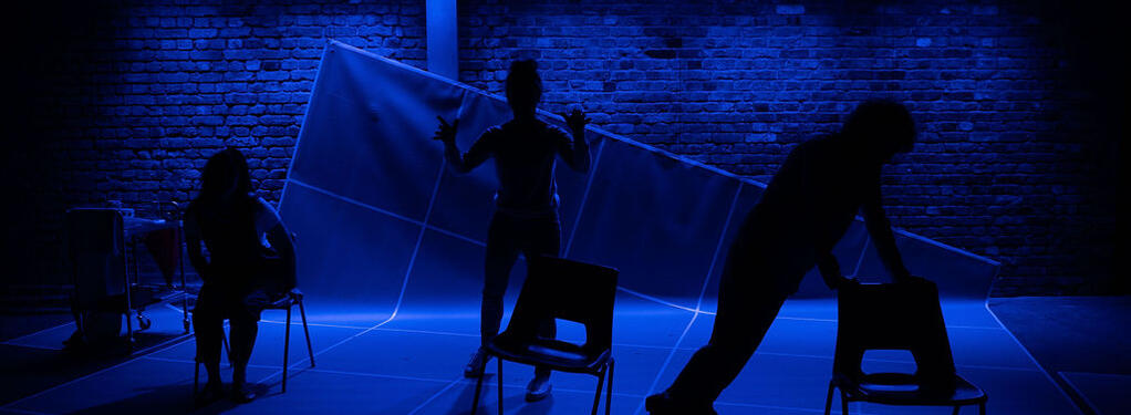 Photograph from Broken Water - lighting design by Sherry Coenen