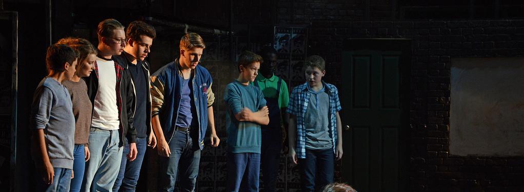 Photograph from West Side Story - lighting design by Matt Whale