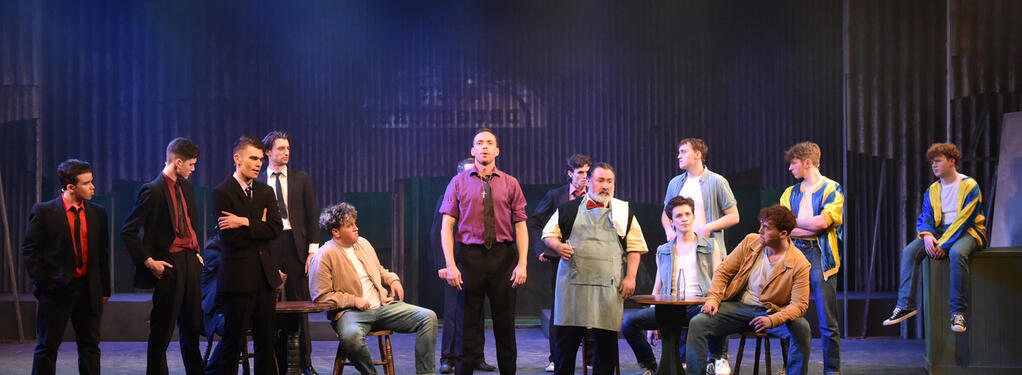 Photograph from West Side Story - lighting design by James McFetridge
