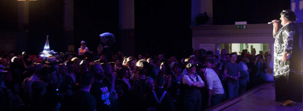 Photograph from Lady Malcom&#039;s Servants Ball - lighting design by Marty Langthorne