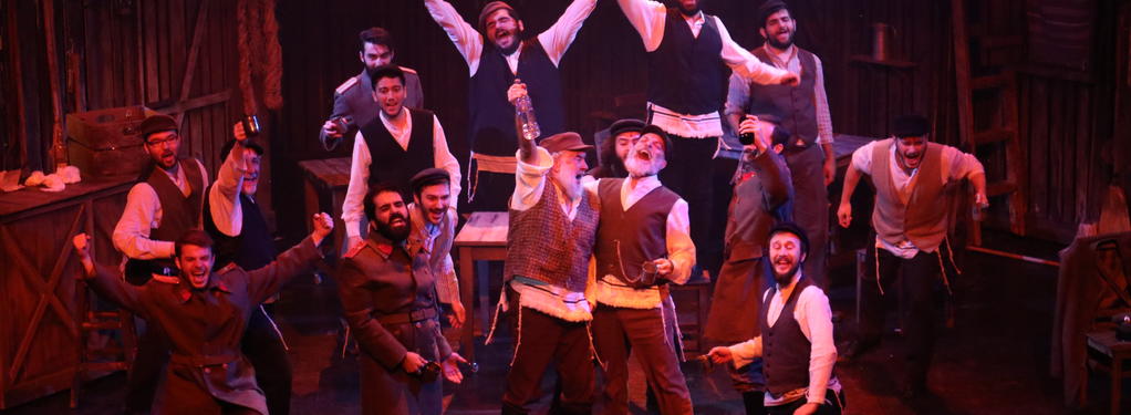 Photograph from Fiddler on the Roof - lighting design by Richard Williamson