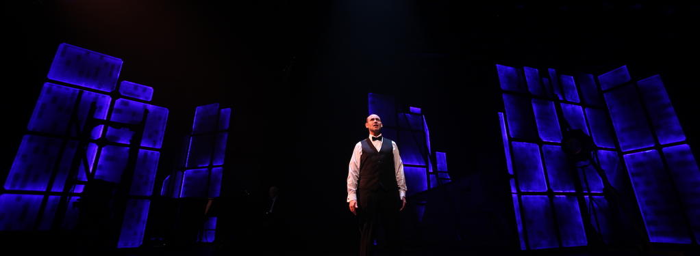 Photograph from Side by Side by Sondheim - lighting design by Brendan Albrey