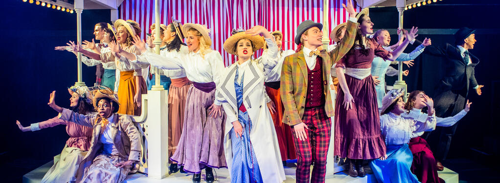 Photograph from Hello Dolly - lighting design by Christopher Mould