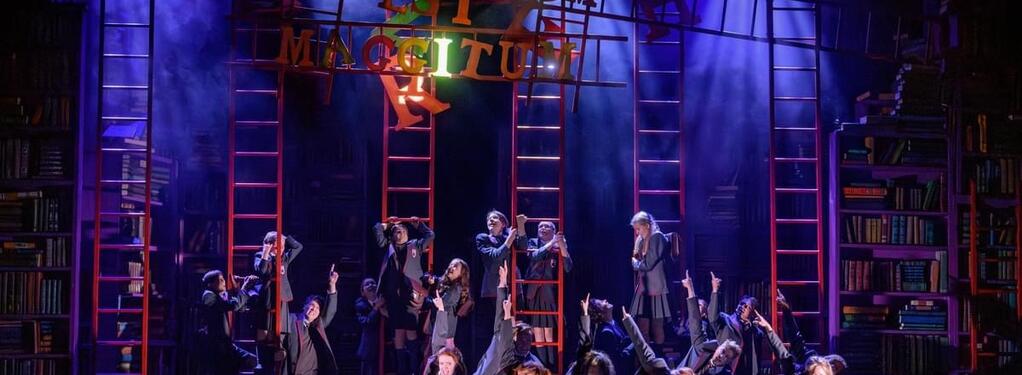 Photograph from Matilda - lighting design by Jason Taylor