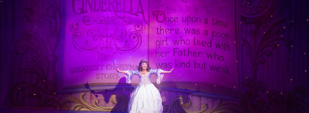 Photograph from Cinderella - lighting design by Andy Webb