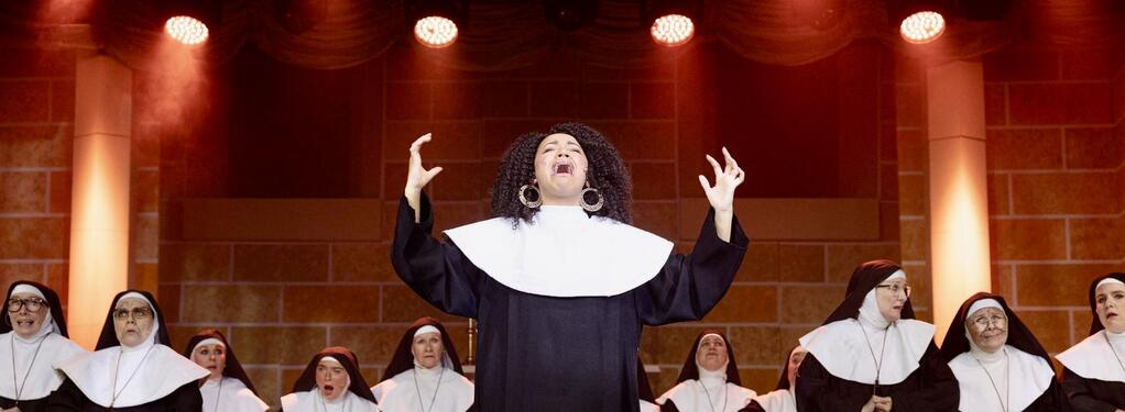 Photograph from Sister Act - lighting design by Rohan Green