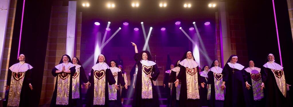 Photograph from Sister Act - lighting design by Rohan Green