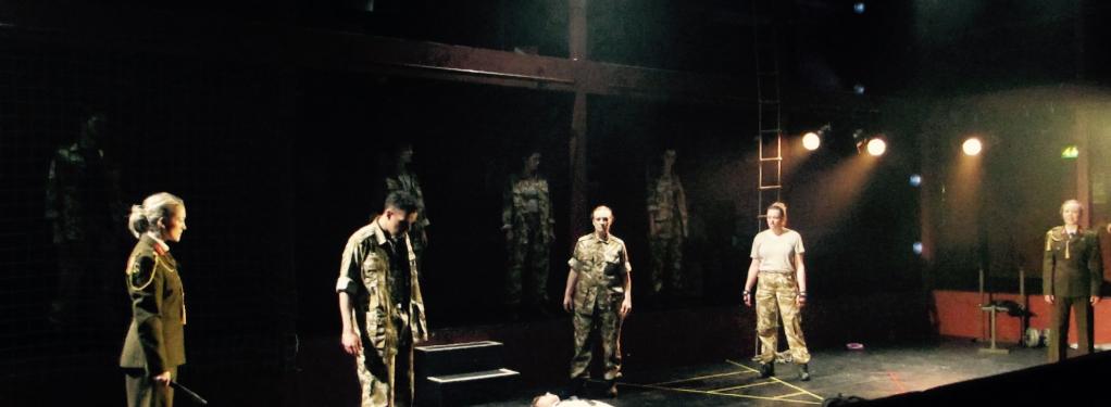 Photograph from Julius Caesar - lighting design by Tom White