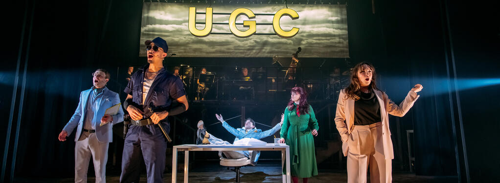 Photograph from Urinetown - lighting design by jonathanchan004