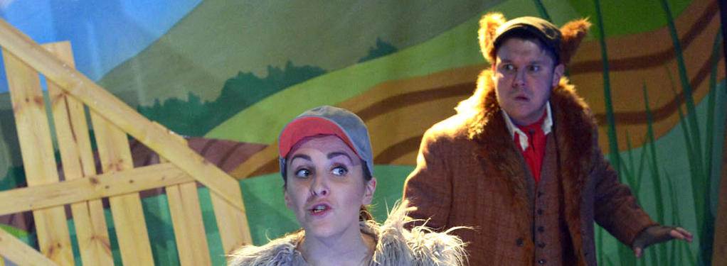 Photograph from The Ugly Duckling - lighting design by Louise Gregory