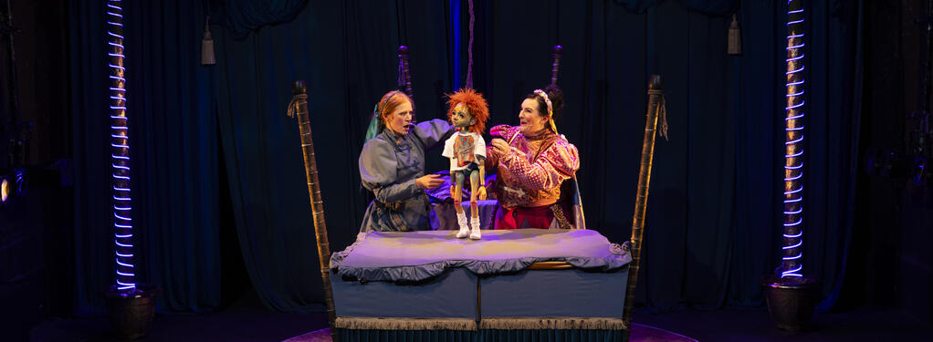 Photograph from Prince Charming - lighting design by Sherry Coenen