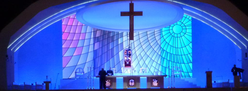 Photograph from The Papal Visit 2010 - lighting design by mikelefevre